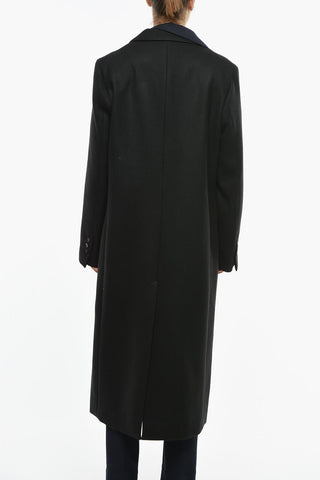 Removable Detail Wool Coat