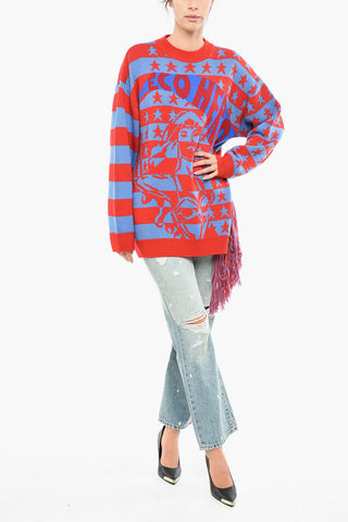 Fringed ECO HERO Crewneck Jumper