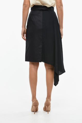 WEEKEND Belted VIBO Asymmetric Skirt 