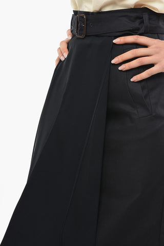WEEKEND Belted VIBO Asymmetric Skirt 