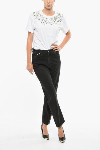 High Waisted Boyfriend Fit PIJAY Jeans 17cm