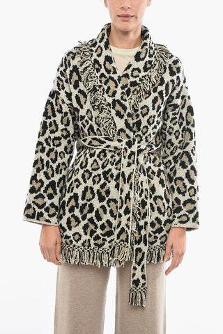 Fringed Wool Blend WILD SPIRIT Cardigan