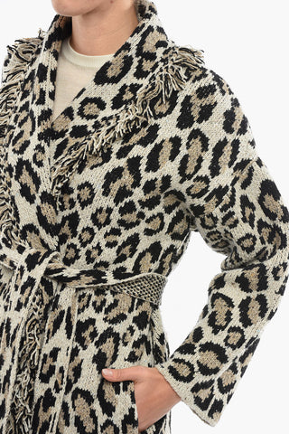 Fringed Wool Blend WILD SPIRIT Cardigan