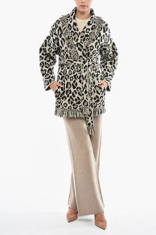 Fringed Wool Blend WILD SPIRIT Cardigan