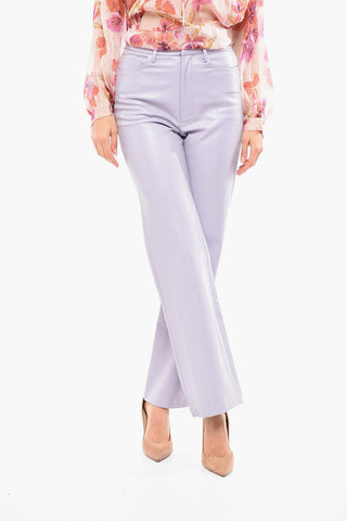 High-Waisted Faux Leather ROTIE Pants