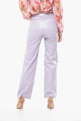 High-Waisted Faux Leather ROTIE Pants