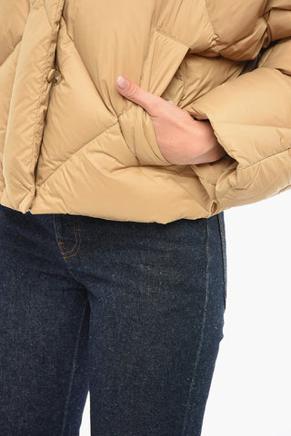 Quilted AINA Cropped Down Jacket