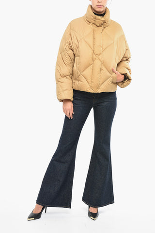Quilted AINA Cropped Down Jacket