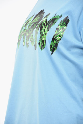 Crewneck Long Sleeved T-shirt With Logo Print