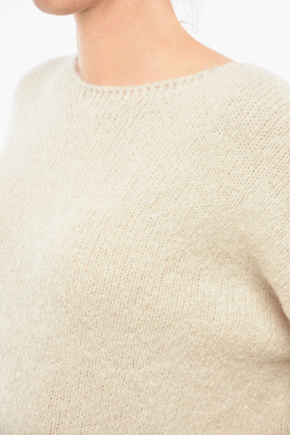 Maglione Girocollo In Misto Lana