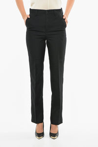 Pantaloni Chino in Tinta Unita con Passanti