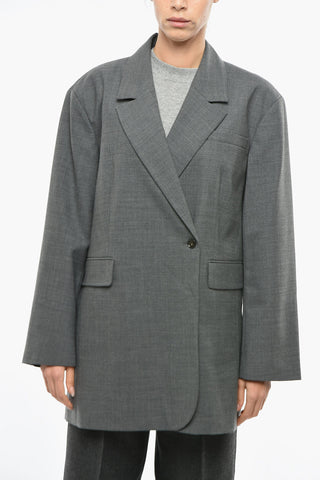 Blazer Doppiopetto Oversized VERNER con Tasche ad Aletta