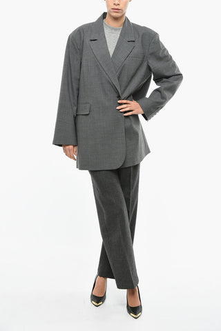 Blazer Doppiopetto Oversized VERNER con Tasche ad Aletta