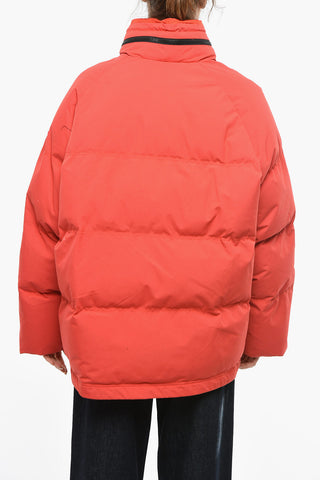 Contrasting Details Solid Color Jacket