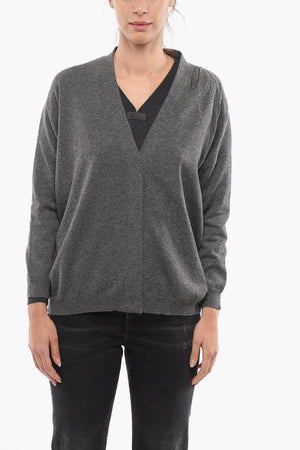 Cashmere Cardigan with Jewel Embroidery