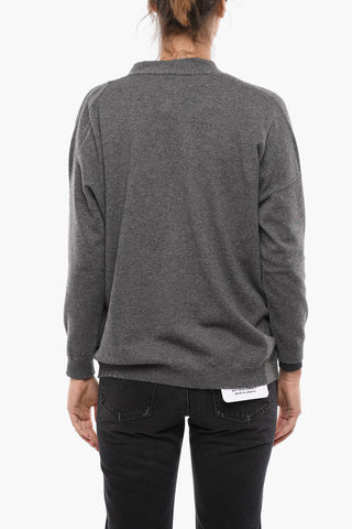 Cashmere Cardigan with Jewel Embroidery
