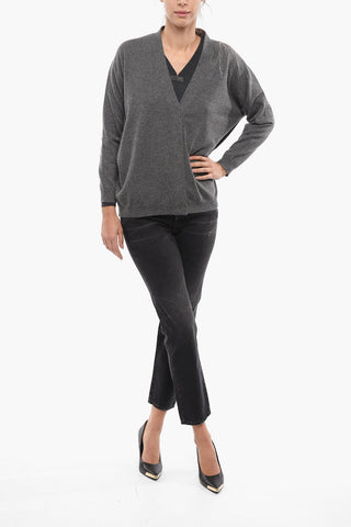 Cashmere Cardigan with Jewel Embroidery