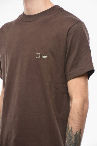 Crew Neck Cotton T-Shirt with Embroidered Logo