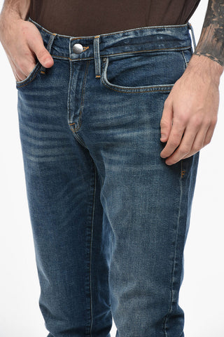Dark Wash Cotton Slim Fit Denims 16cm