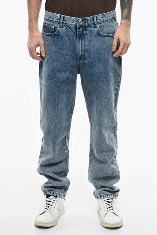 Visible Stiching Bleached Effect MARTIN  Jeans 18cm
