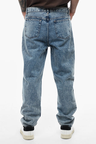Visible Stiching Bleached Effect MARTIN  Jeans 18cm