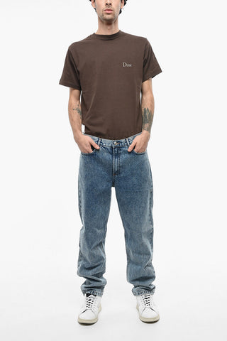 Visible Stiching Bleached Effect MARTIN  Jeans 18cm
