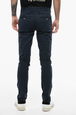 Pantaloni Chino Slim Fit in Cotone Stretch