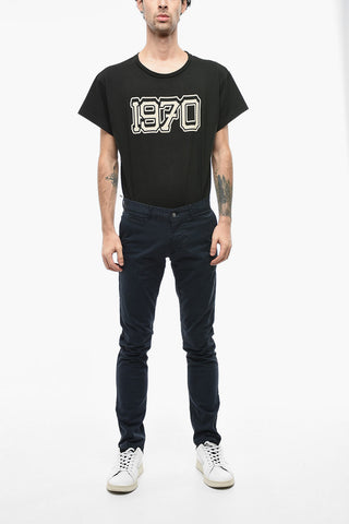 Pantaloni Chino Slim Fit in Cotone Stretch