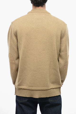 UNISEX MM4 Wool-blend Sweater with Double-layered Detail