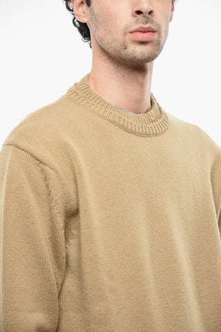 UNISEX MM4 Wool-blend Sweater with Double-layered Detail