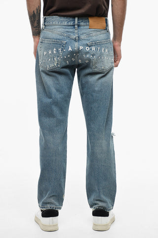 Vintage Effect Distressed 702 Jeans 20cm