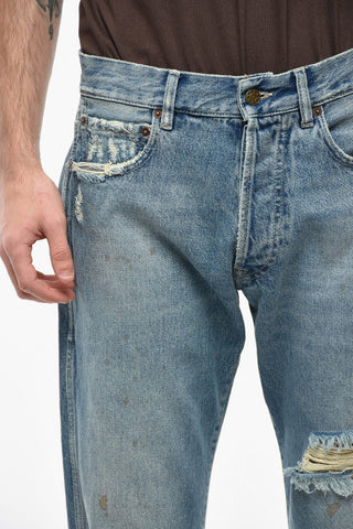 Vintage Effect Distressed 702 Jeans 20cm