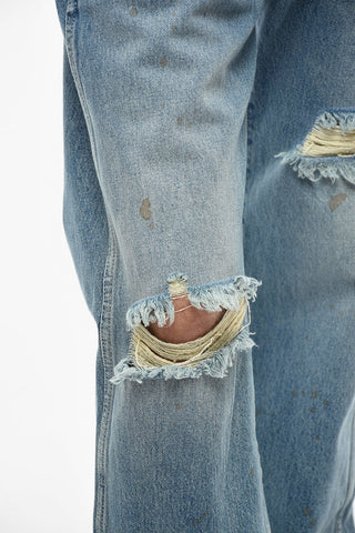 Vintage Effect Distressed 702 Jeans 20cm