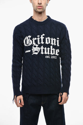 Maglia Girocollo STUBE in Misto Lana Aran