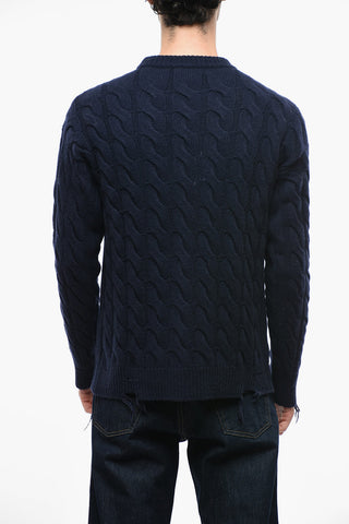 Maglia Girocollo STUBE in Misto Lana Aran