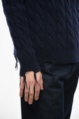 Maglia Girocollo STUBE in Misto Lana Aran