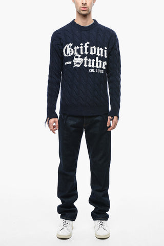 Maglia Girocollo STUBE in Misto Lana Aran