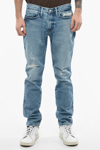 Distressed Detail Slim Fit Denims 16cm