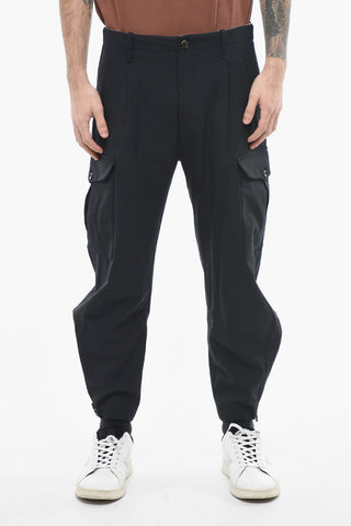 Wool Stretch MILITARY Cargo Pants