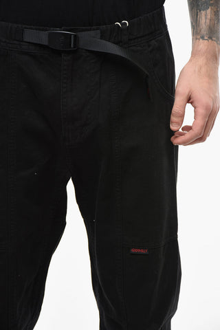 Solid Color Baggy Fit Pants with Drawstring Waist