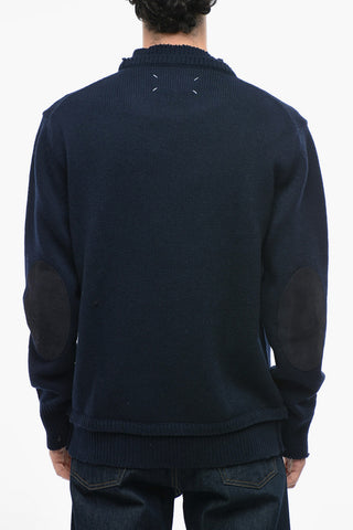 MM4 Wool-blend UNISEX Sweater with Double-layered Detail