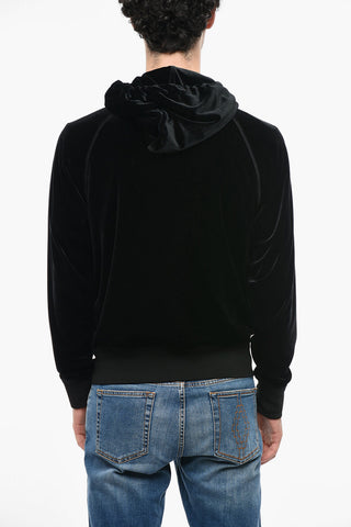 Chenille Zipped Hoodie