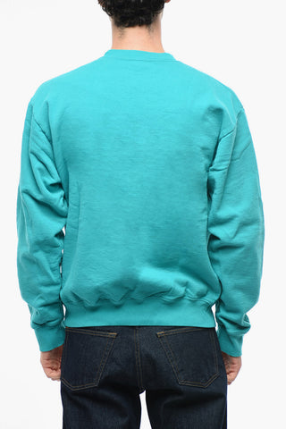 Crew Neck HEALTH Cotton Sweatshirt