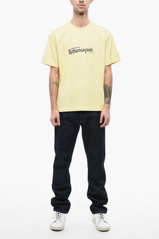 Printed Cotton Crew-Neck T-shirt