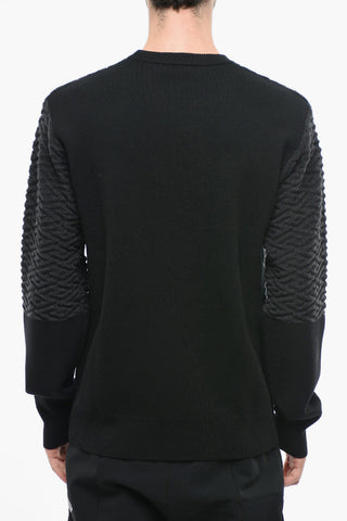 Maglia Girocollo GRECA in Lana con Logo
