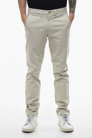 Comfort Fit Chinos Pants with Belt Loops