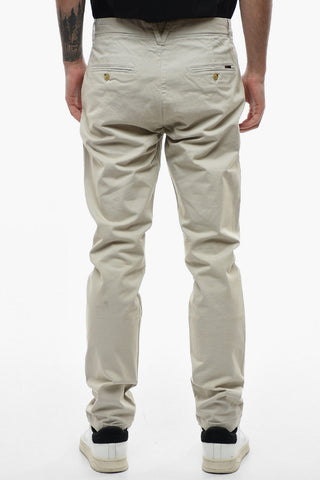 Comfort Fit Chinos Pants with Belt Loops