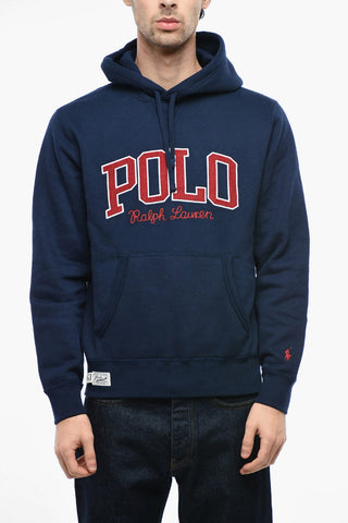 Fleece Cotton Blend Logoed Hoddie