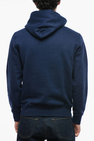 Fleece Cotton Blend Logoed Hoddie