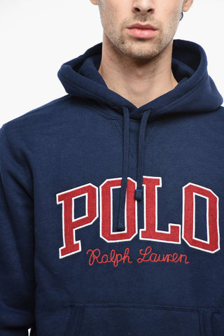 Fleece Cotton Blend Logoed Hoddie
